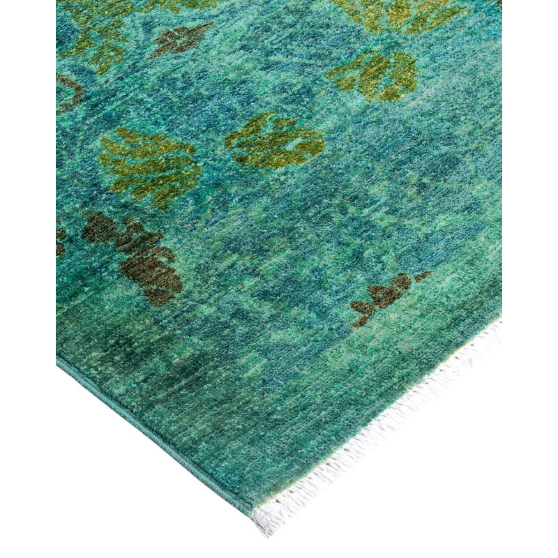 Overyed One-of-a-Kind Rectangle 6'2" X 9' Hand Knotted Area Rug