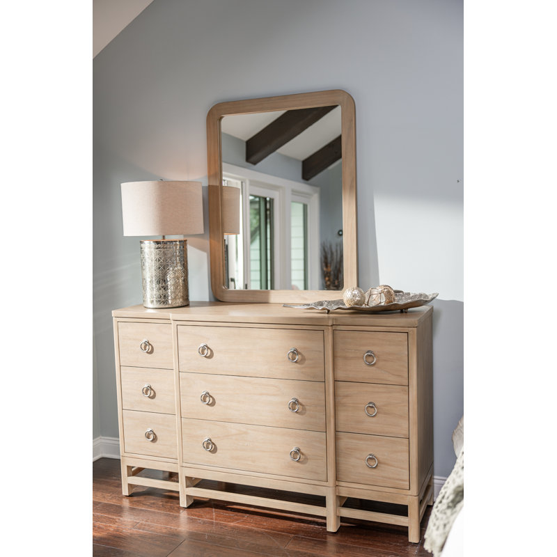 Commode 9 tiroirs Monterey - finition grès
