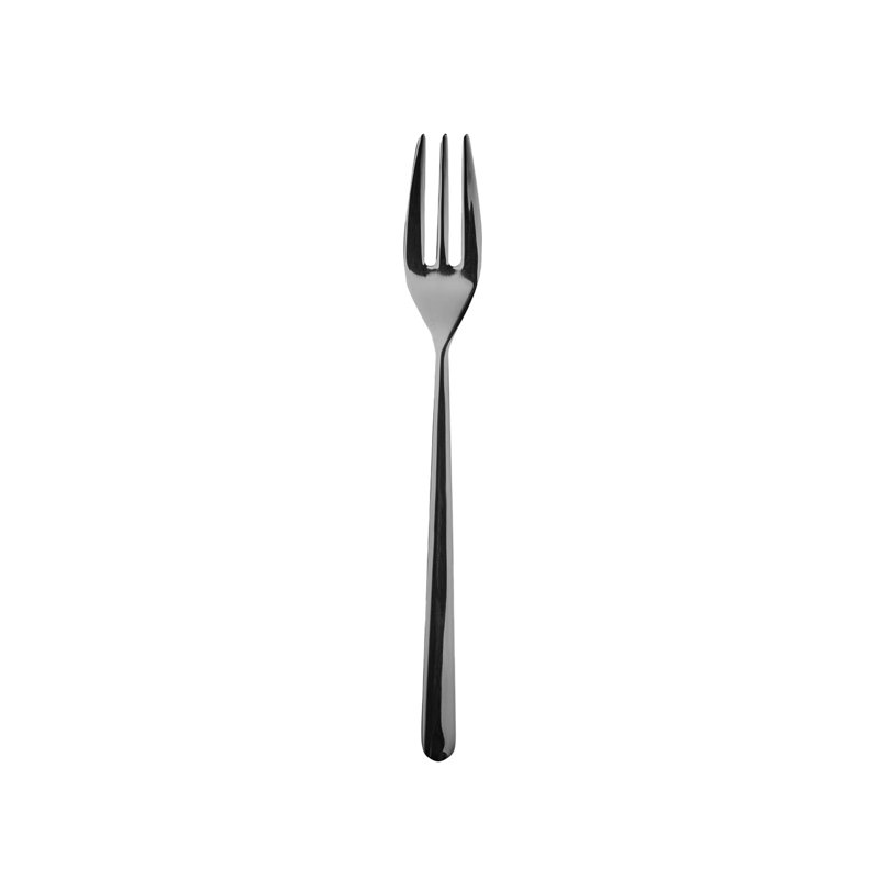 Linea 2 Piece Stainless Steel Hostess Set, Black Gold