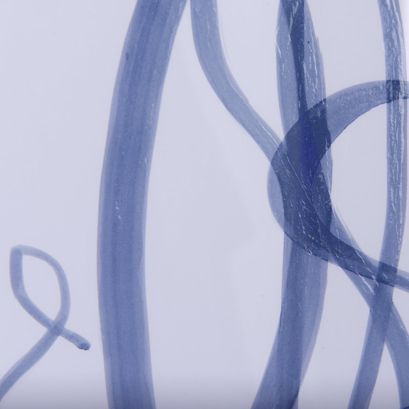 «Lines V a Hand», reproduction d'art encadrée texturée matte sous verre, Lines V