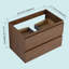Meuble-lavabo mural 30 po (sans lavabo)-113431000