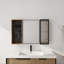 Armoire de salle de bain avec miroir et rangement