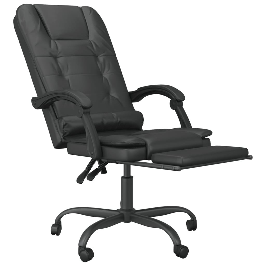 Latitude Run® Massage Reclining Office Chair Faux Leather Chair Furniture Wayfair