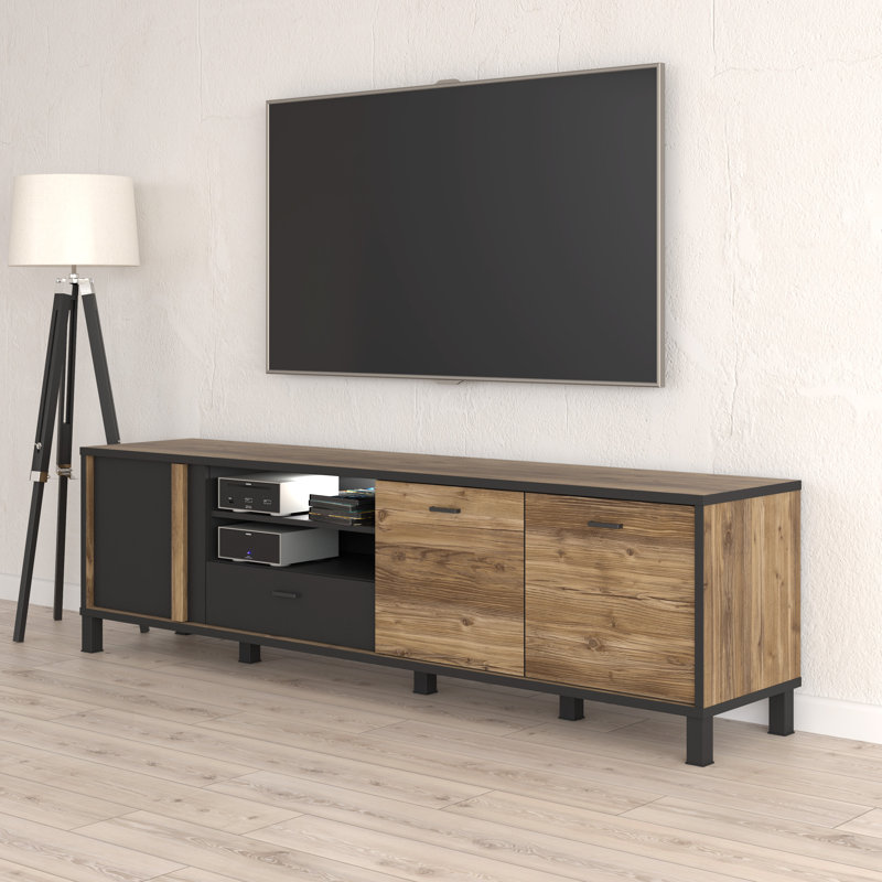 Caramont Unfinished TV Stand for TVs up to 88"