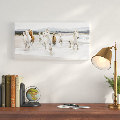 " Horses On The Beach (detail) " by Zero Creative Studio