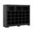 Sleek Design 24 Shoe Cubby Console, Modern Shoe Cabinet With Curved Base-115069468