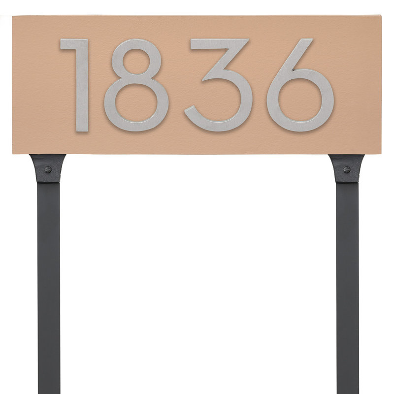 Rectangle, Taupe / aluminium brossé, Oui