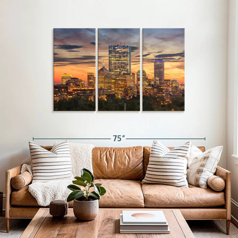 Sireci Boston Nightfall, 36" H x 57" W