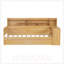 Lit de jour simple en bois avec tablettes de rangement, lit multifonctionnel avec 2 tiroirs et bureau d'étude-1567263208-1567263214