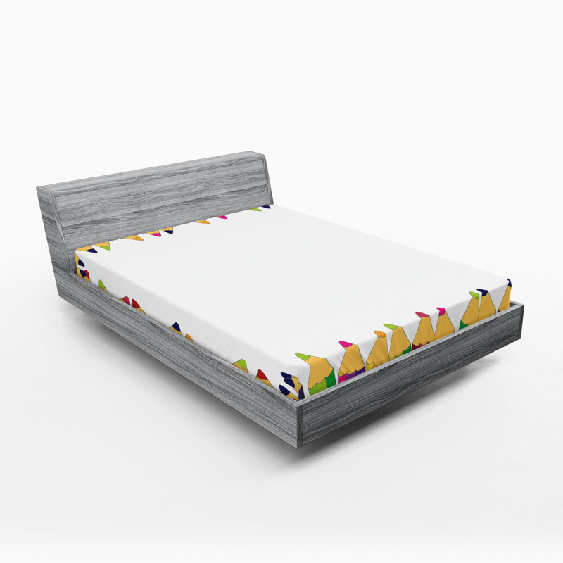 Multicolore drap-housse Ambesonne, Drap-housse très grand californien