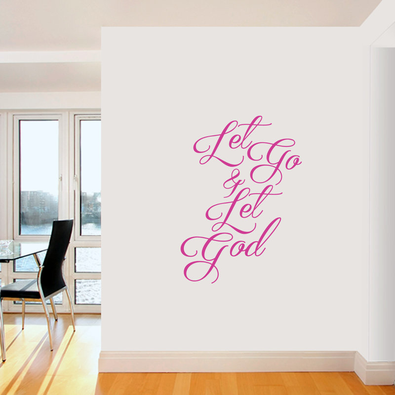 Buske Religious & Spiritual Wall Decal, Hot Pink