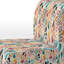 Fauteuil de chambre rembourré Rainbow Cheetah Rain