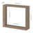 Osmond 36" Open Frame Console Table with Lower Shelf in Antiqued Gray Oak | Transitional Entryway Table for Living Room or Hallway-117693062