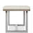 Polyester Blend Upholstered Bench