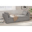 Lit de jour simple avec 2 tiroirs, aucun matelas nécessaire, parfait pour les salons et les bureaux, tissu de lin-672841718