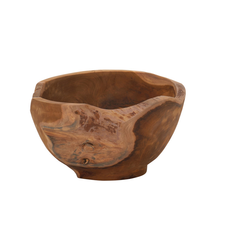 Corrèze Teak Wood Bowl