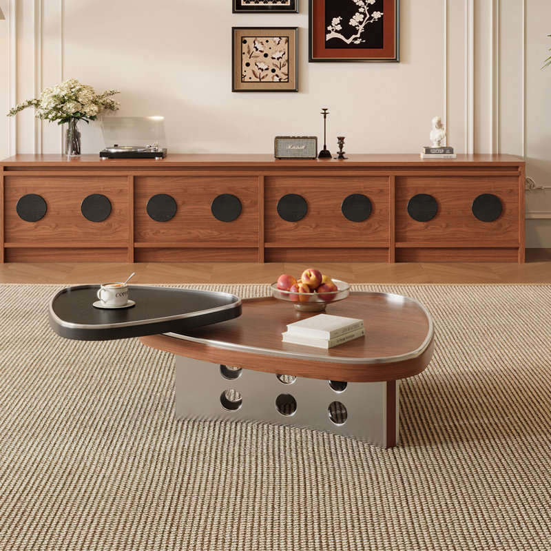 Mid-century Modern Rotating Coffee Table