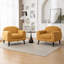 Chaise d'appoint rembourrée avec accoudoirs ronds Deivi-1632049337