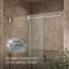 Composed 62 In. H Sliding Bath Door With 3/8 In. - Thick Glass-1835643029