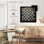 Échecs de tableau noir Senne avec sushi