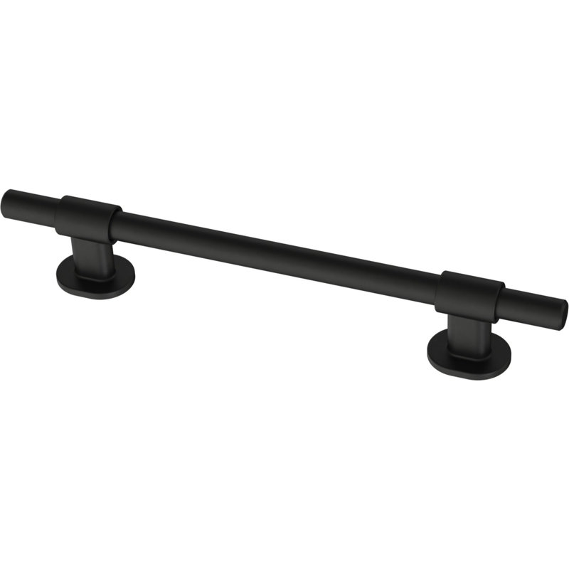 Poignée de tiroir ajustable Franklin Brass, 4", Noir mat