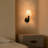 1-Light Modern Fabric Shade Wall Sconce-1188162627