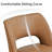 Bisto Faux Leather Upholstered Counter Height Bar Stool With Solid Wood Legs Set of 2-419316818-419316820
