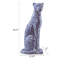Statue décorative Art Panther avec extérieur en céramique bleue -383690872