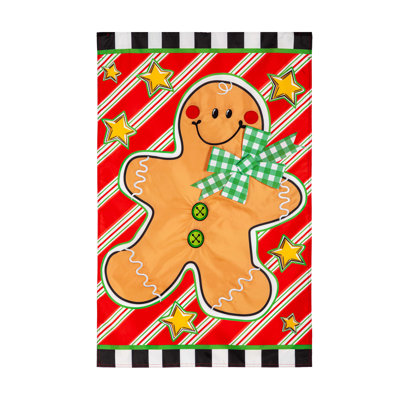 Jarriah Double Sided 44'' H x 28'' W Polyester Christmas House Flag