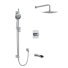 Système de douche thermostatique et à pression équilibrée Salomé 1/2 "avec jusqu'à 3 fonctions avec technologie de valve RioWise