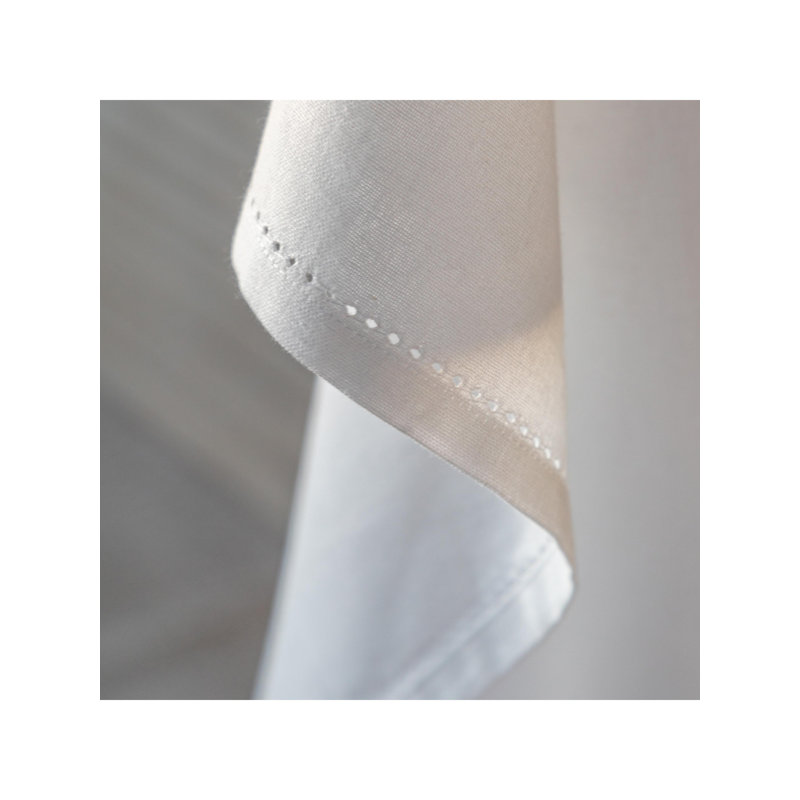 White Classic Tablecloth White, 45cm W x 1cm L