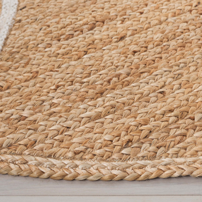 Tapis abstrait en jute / sisal Sarok, Rond 6 pi