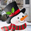 Piquet de Noël 32 po H Snowman