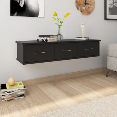 Acesyn Floating Shelf with Drawer