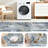 Modern Washable Rug 10x13 Large Contemporary Abstract Rug with Non Slip TPR Backing, Soft Non Shedding Floor Covering, Low Pile Thin Foldable Mat for Open Spaces Office, Blue-1357862313-1357862319