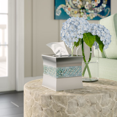 Sea Foam Tissue Box Cover