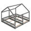 Lit plateforme House, deux lits partagés-2003645010