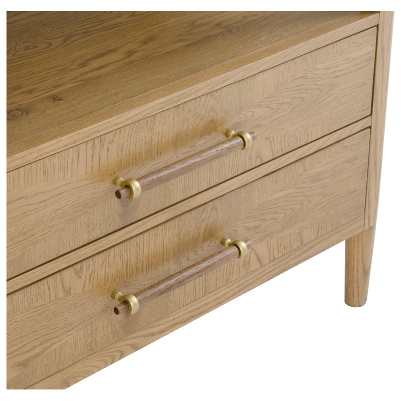 Maxwell 2 - Drawer Nightstand, Sunlit Oak