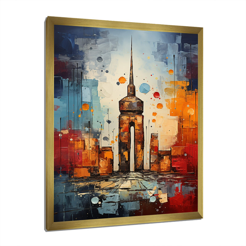 Allemagne Allemagne, restes de mur sur toile, H 40 po x l 30 po x P 1,5 po, Encadrement doré