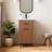 18" Modern Mini Free-standing Single Bathroom Vanity With Ceramic Top For Small Space