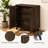 31.5" W Walnut Storage Cabinet with Doors, Mid-Century Modern Cabinet
