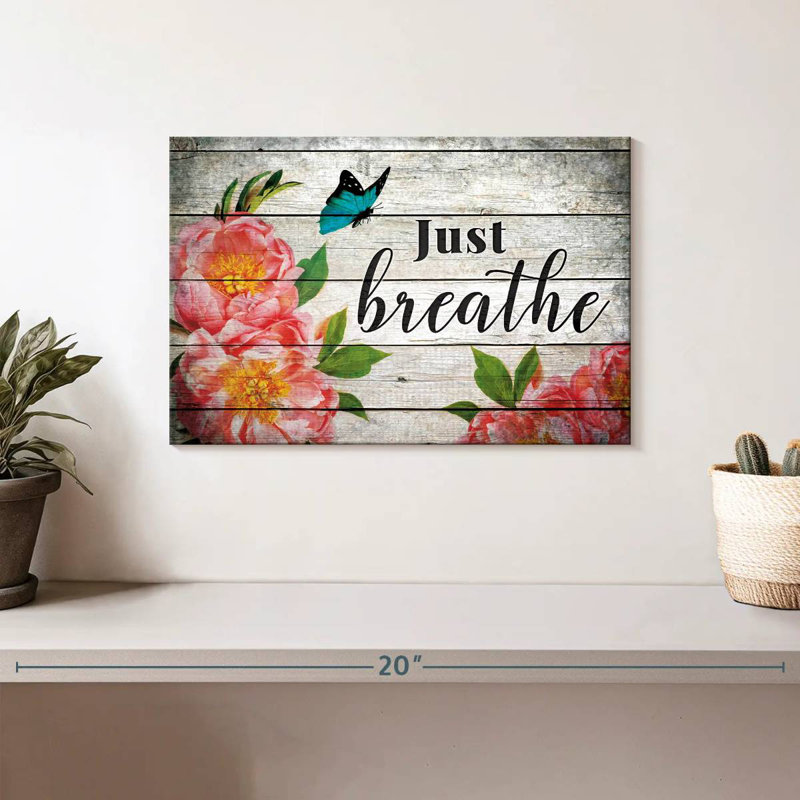 Tergel Just Breathe Zen VII, 8" H x 12" W