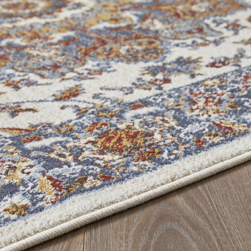 Tapis intérieur gris en polypropylène tissé à la main Abdulaleem, Rectangle 3 pi 3 po x 5 pi 3 po