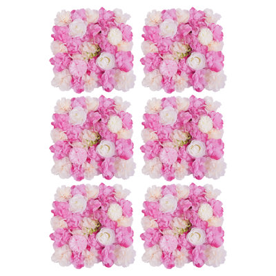 Panneaux muraux à fleurs artificielles