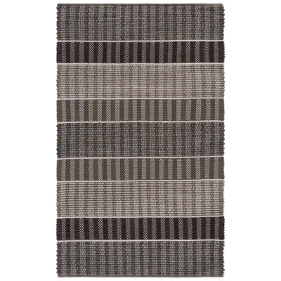 Braided 764 Hand Woven Cotton Pile Striped Rug