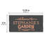 Garden Welcome 2-Line Personalized Etched Wall Slate Sign-1433944870-1434145477