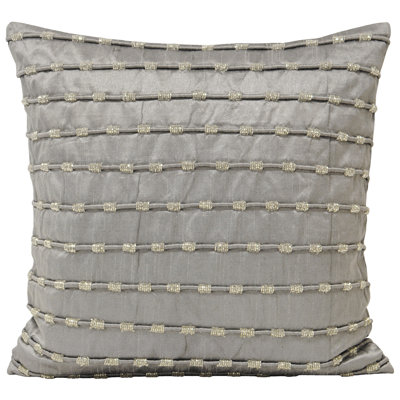 Striped Square Pillow Cover