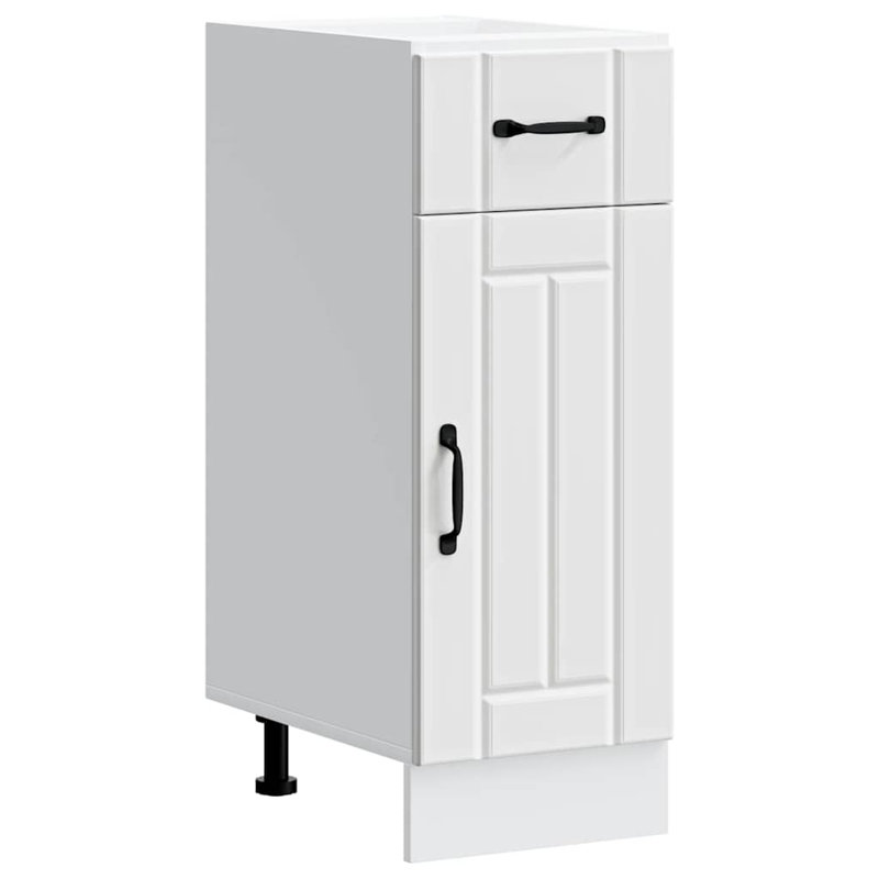 Kitchen Base Cabinet Lucca Engineered Wood, White