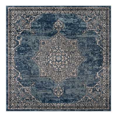 Weingartner Abstract Blue/Gray Area Rug
