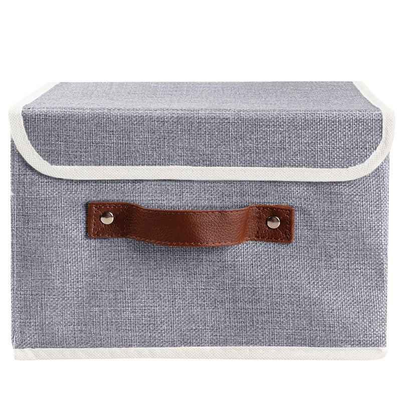 Grands bacs pliables en tissu, Gris